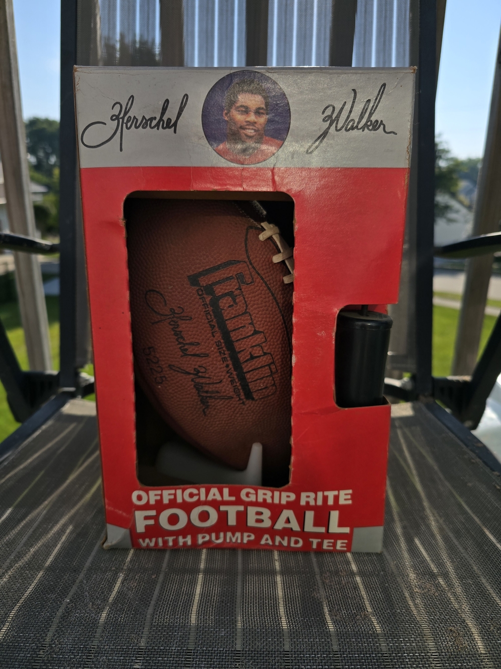 VINTAGE 1980s Franklin Herschel Walker Football Set – 100% COMPLETE In Original